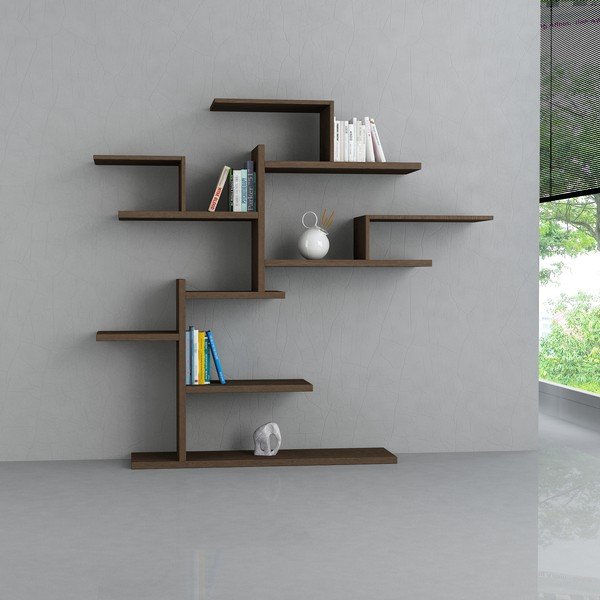 Bonsai polica za knjige, wenge-image-2