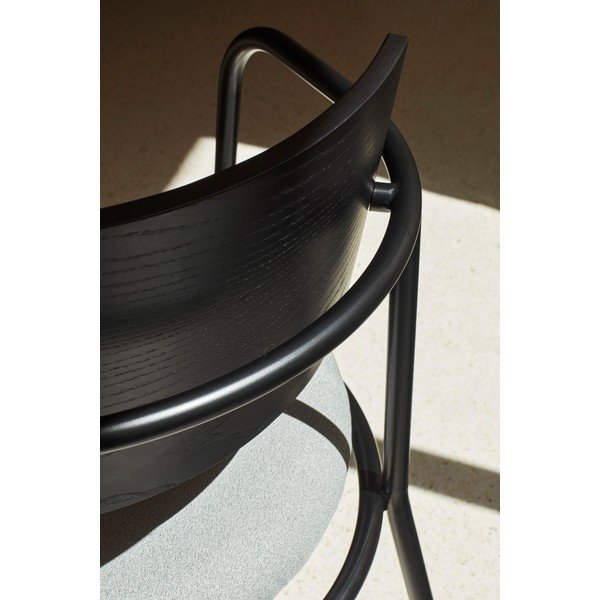 Crno-siva fotelja u dekoru jasena Eclipse - Teulat-image-1