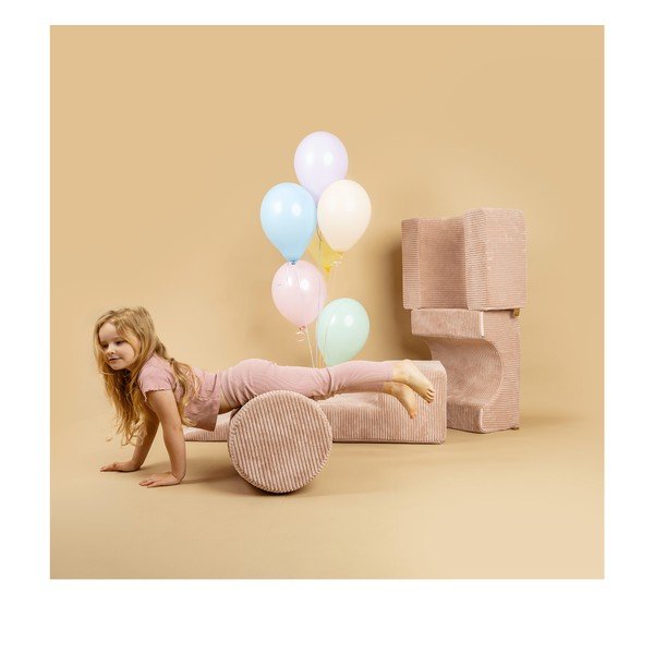 Sivi tekstilni set mekanih igrački od pjene 45x170x30 cm Montessori – Meowbaby-image-1