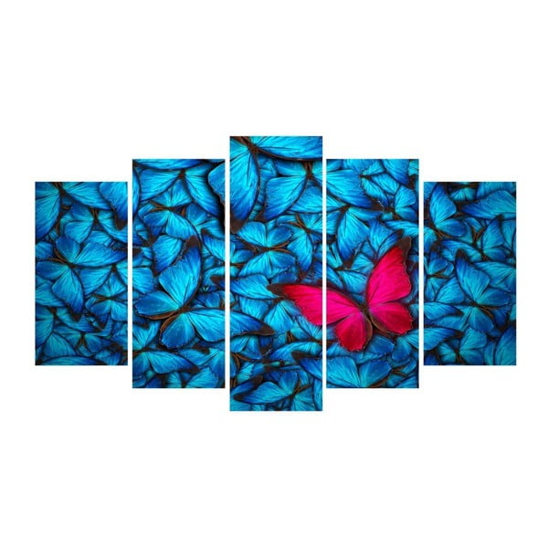 Višedijelna slika 3D Art Azul Feel, 102 x 60 cm