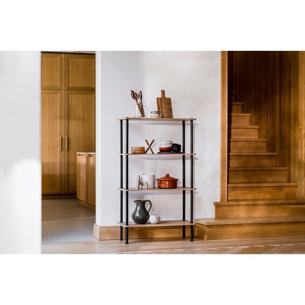 Regal u dekoru hrasta u prirodnoj boji 80x90,5x35 cm Teidi – noo.ma-image-4