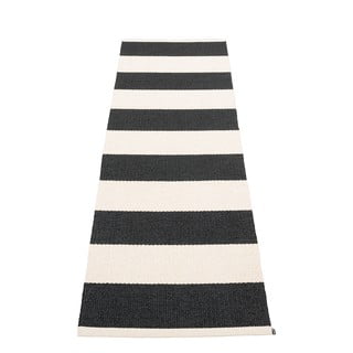 Crno-bijela unutarnja i vanjska staza 70x225 cm Bob Black Vanilla – Pappelina