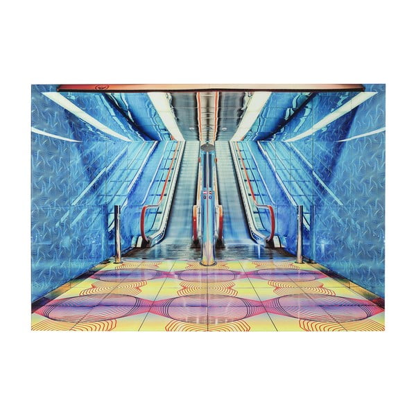 Slika na staklu Kare Design Escalator Show, 120 x 80 cm