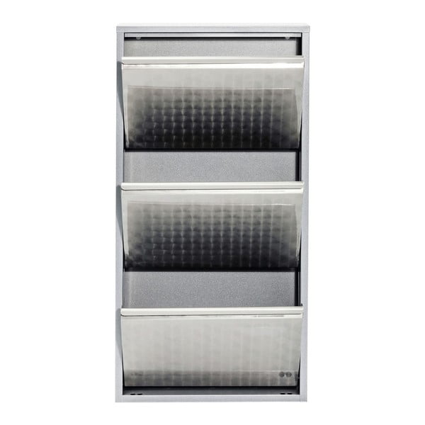 Metalna kutija za cipele u srebrnoj boji Kare Design Caruso-image-1