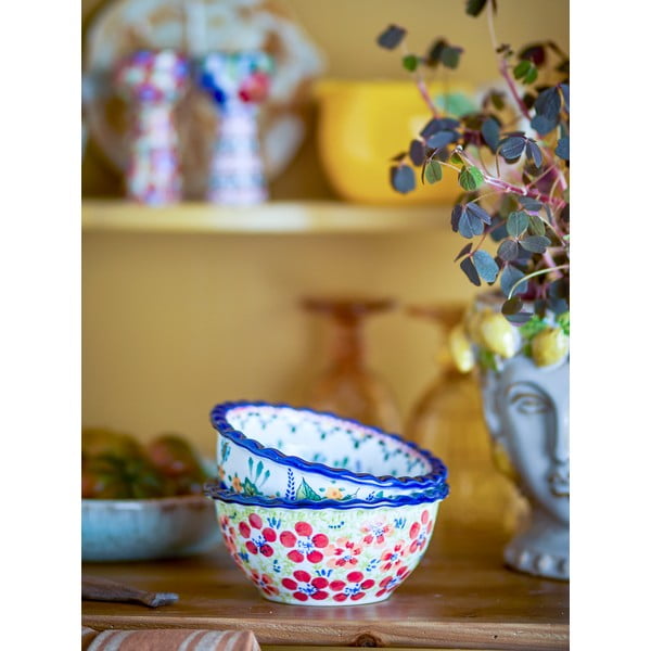 Zdjelice u setu za posluživanje 2 kom od kamenine 380 ml Florist – Bloomingville-image-3