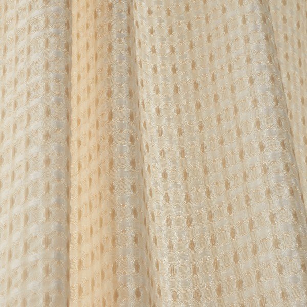 Bež prozirna zavjesa 140x183 cm Muscat Waffle – Pineapple Elephant-image-2