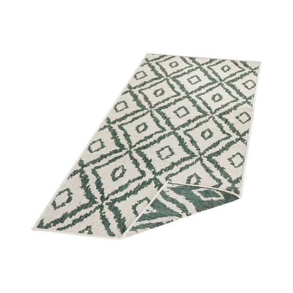 Zeleno-bijeli vanjski tepih NORTHRUGS Rio, 80 x 350 cm-image-3
