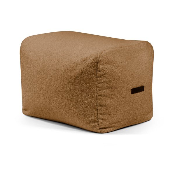 Smeđa vreća za sjedenje od bouclé tkanine Plus 70 Lounge – SLOWDOWN