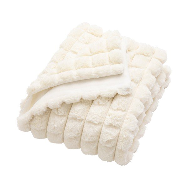 Krem deka od mikropliša/od umjetnog krzna 180x220 cm Igloo – douceur d'intérieur
