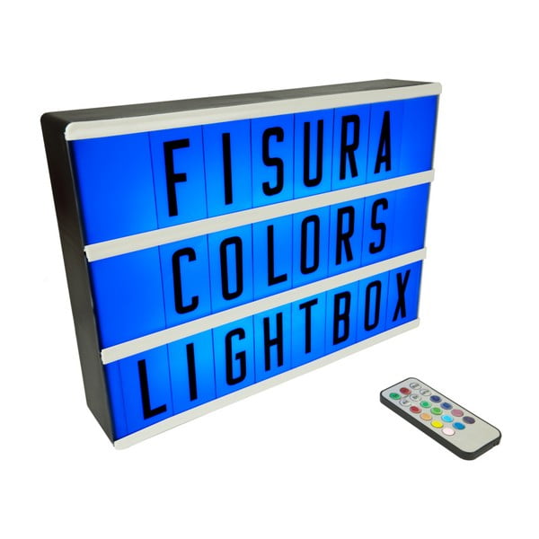 Light box sa 100 znakova Fisura Letras Y Numerosos Azul A4