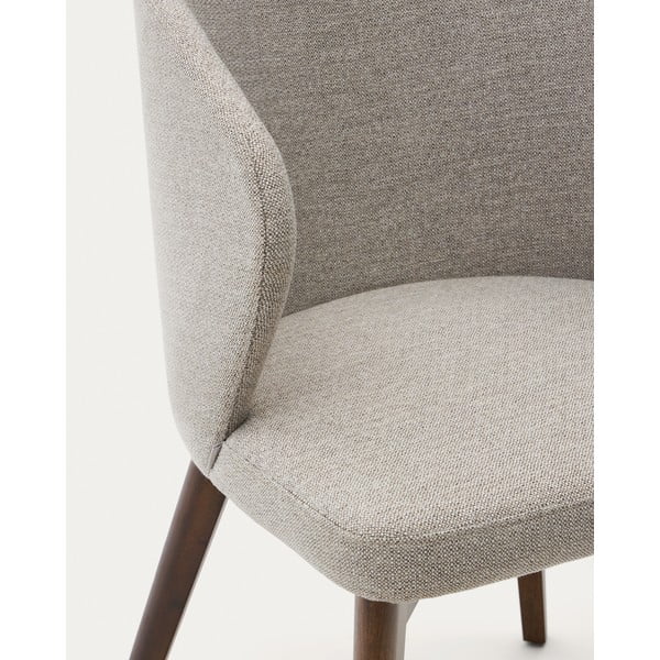 Bež podstavljena blagovaonska stolica Darice – Kave Home-image-1