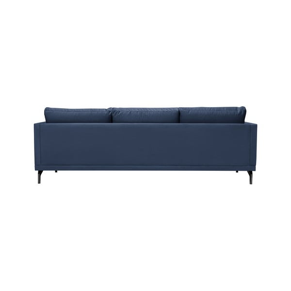 Tamnoplava sofa s bazom u crnoj boji Windsor &amp; Co Sofas Jupiter-image-3