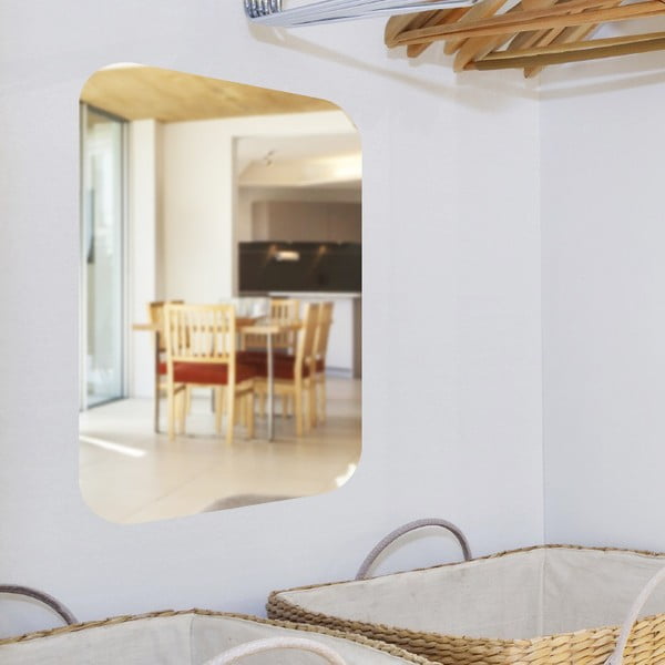 Ljepljiva naljepnica za ogledalo Ambiance Rectangle, 42 x 27 cm-image-1