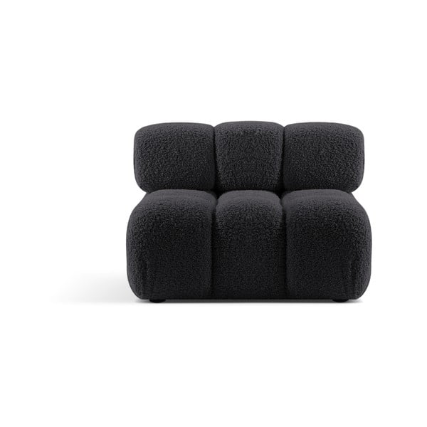 Antracitno siva modularna sjedeća garnitura od bouclé tkanine (srednji modul ) Bellis – Micadoni Home