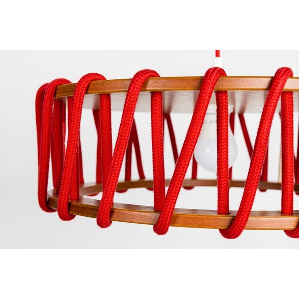 Crvena stropna lampa EMKO Macaron, ø 45 cm-image-2