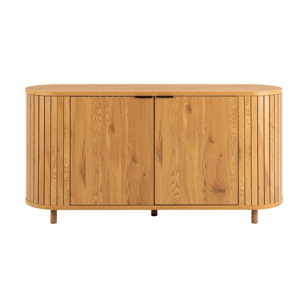 Komoda u dekoru hrasta u prirodnoj boji 160x80x45 cm Colima – Actona