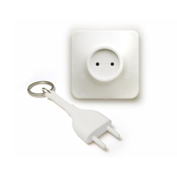 Set od 2 Unplug vješalice, bijele boje