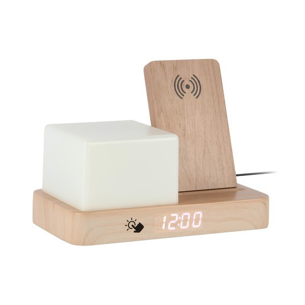 Digitalna/stolna budilica s bežičnim punjačem Retro LED Night Light – Karlsson-image-2