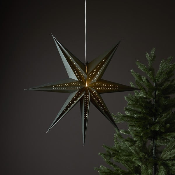 Zeleni božićni svjetlosni ukras ø 60 cm Point - Star Trading