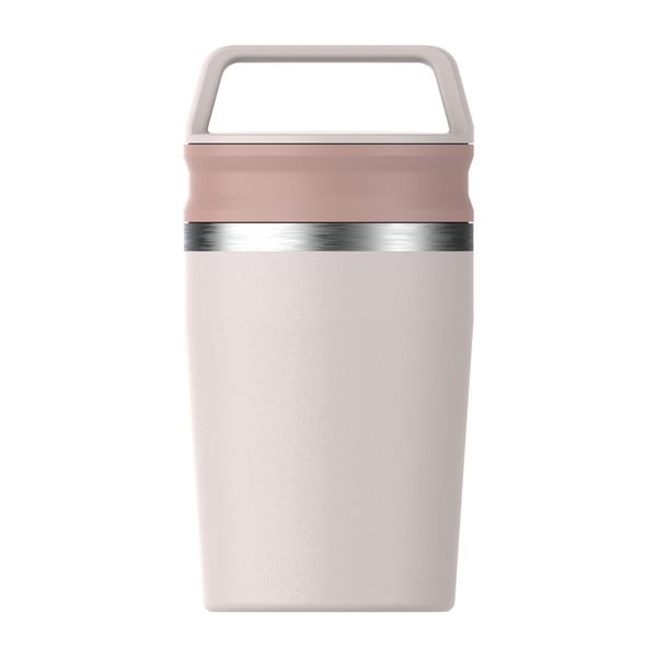 Svijetlo ružičasta termo šalica od nehrđajućeg čelika 230 ml Café-To-Go Travel Mug Rose Quartz – Stanley-image-4