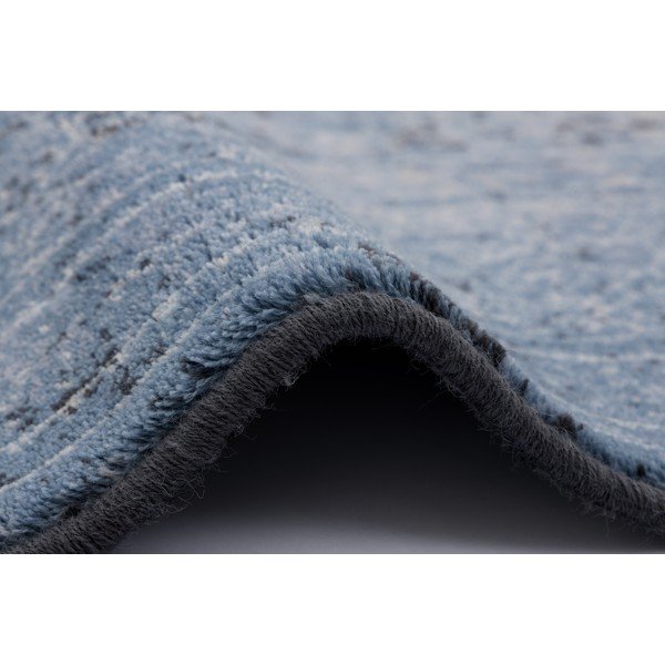 Plavi vunen tepih 100x180 cm Difida – Agnella-image-3