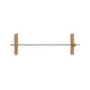 Stakleni modularni sustav polica u prirodnoj boji 90x28x30,5 cm Sitra – Kave Home