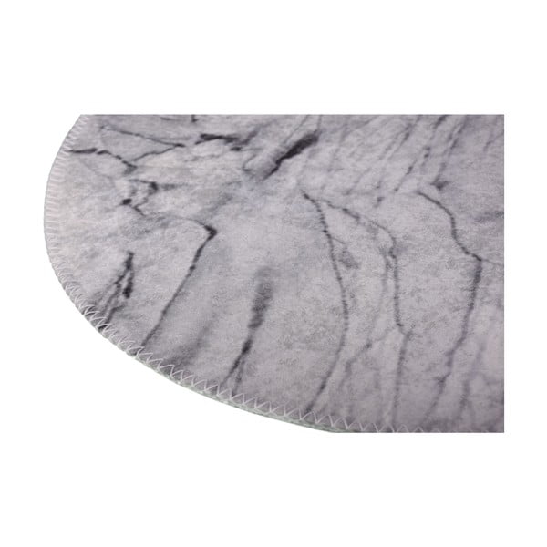 Svijetlo sivi perivi okrugli tepih ø 80 cm – Vitaus-image-2