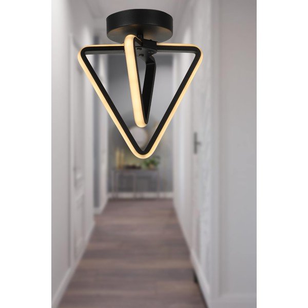 Crna metalna LED stropna svjetiljka Baris – Squid Lighting-image-1