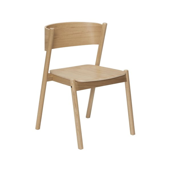 Blagovaonske stolice od hrastovine Oblique - Hübsch