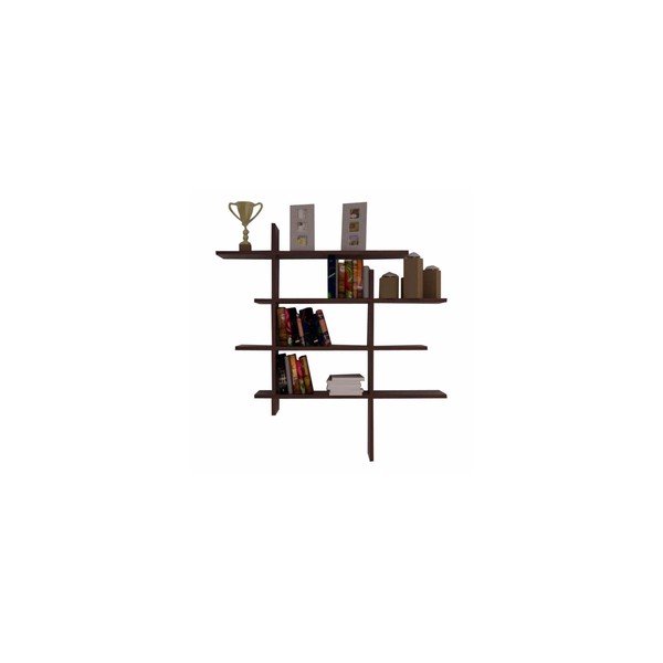 Polica za knjige Cizgi br.4, wenge-image-2