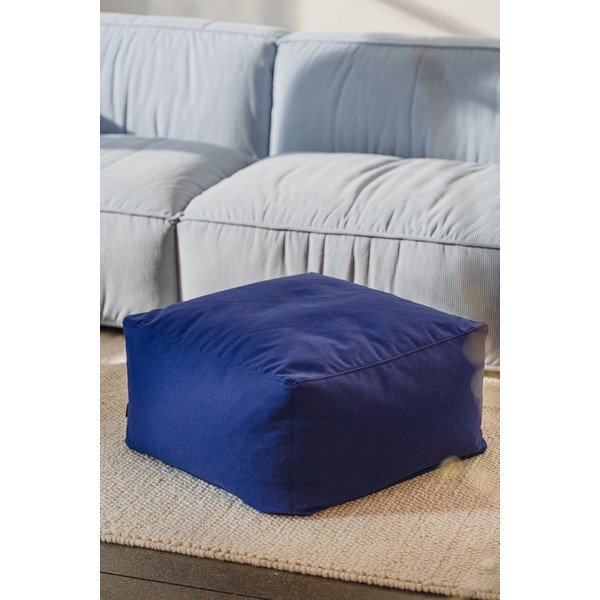 Plavi vunen tabure Keno – noo.ma-image-1