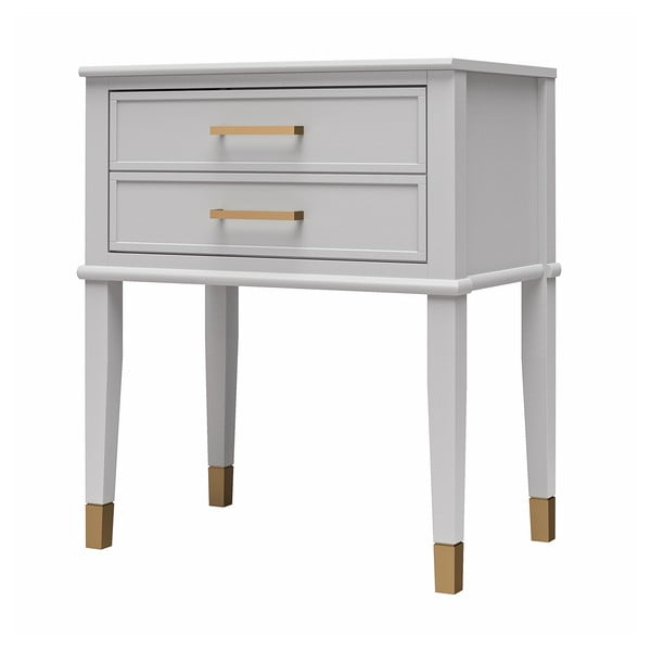 Svijetlo sivi noćni ormarić Westerleigh – CosmoLiving by Cosmopolitan-image-3