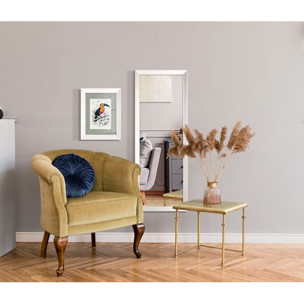 Zidno ogledalo u bijelom okviru Styler Parisienne, 47 x 147 cm-image-1