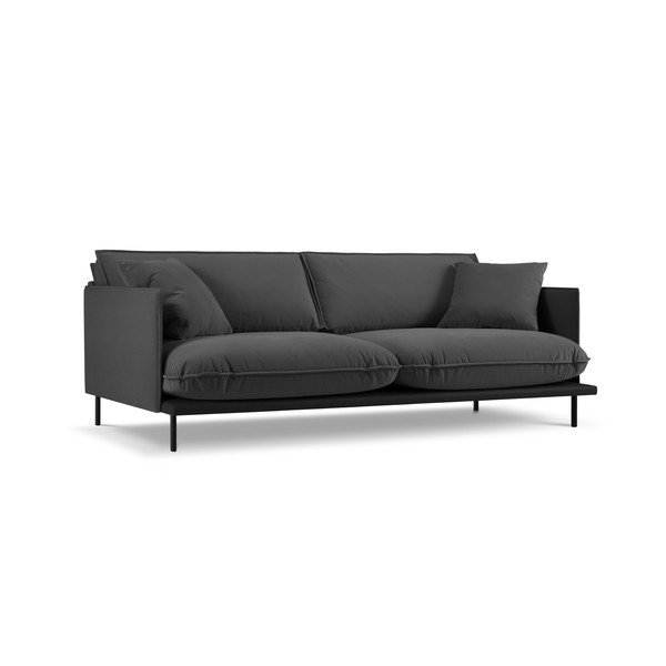 Tamno siva sofa s baršunastom površinom Interieurs 86 Auguste-image-2