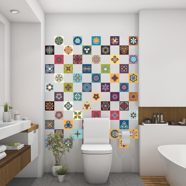 Set od 60 naljepnica Ambiance Azulejos-image-3