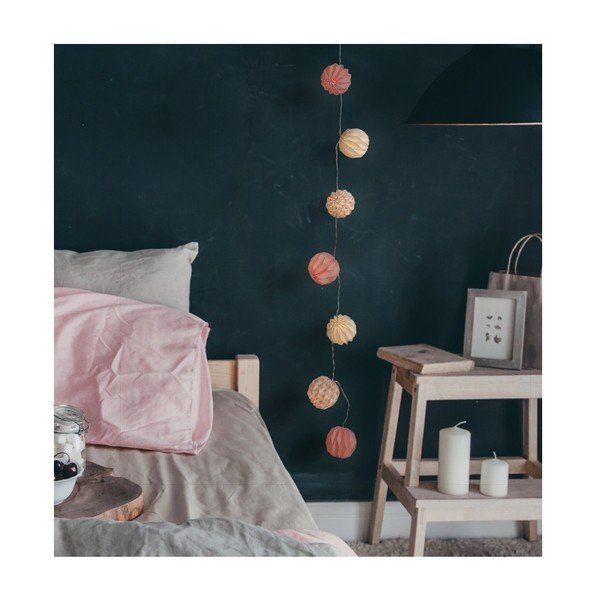 Rasvjetni lanac s LED lampicama DecoKing Pink, 10 lampica, duljina 1,65 m-image-2