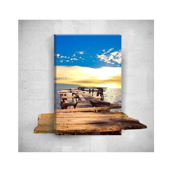 Zidna 3D slika Mosticx Little Dock, 40 x 60 cm