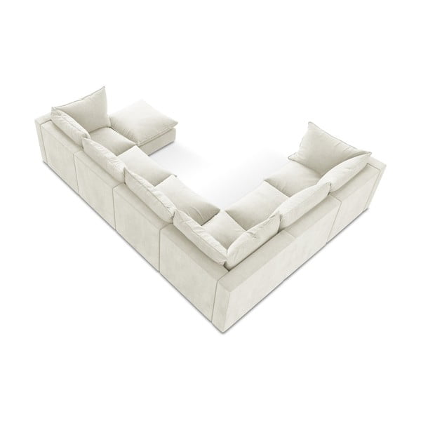 Bež kutna garnitura (s lijevim kutom/u obliku slova "U") Manao – Makamii-image-3