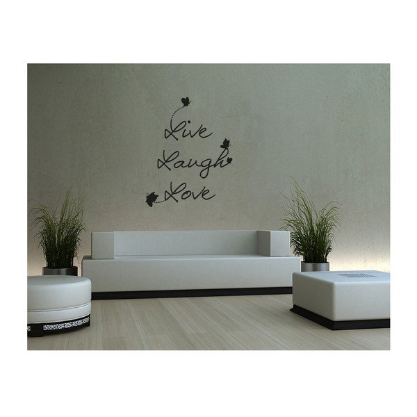 Naljepnica Ambiance Live Laugh Love, 55 x 45 cm-image-2