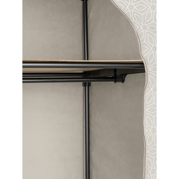 Bež tekstilni ormar 90x160 cm Balance – Wenko-image-2