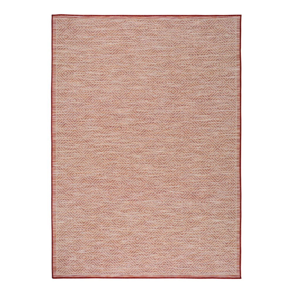Crveni tepih Universal Kiara također prikladan za eksterijer, 150 x 80 cm