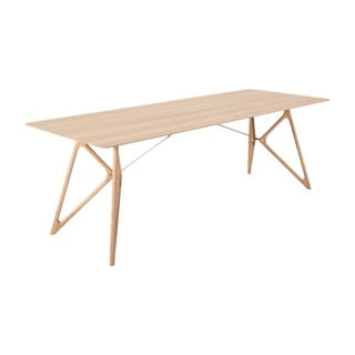 Blagovaonski stol s hrastovom pločom 240x90 cm Tink - Gazzda