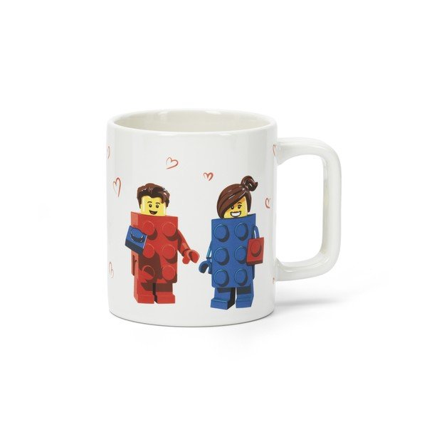 Bijela keramička dječja šalica 300 ml Love – LEGO®