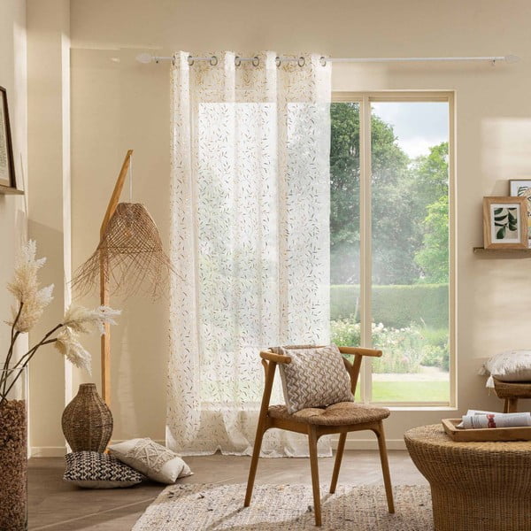 Bež/u zlatnoj boji prozirna zavjesa 140x240 cm Maissa – douceur d'intérieur-image-3