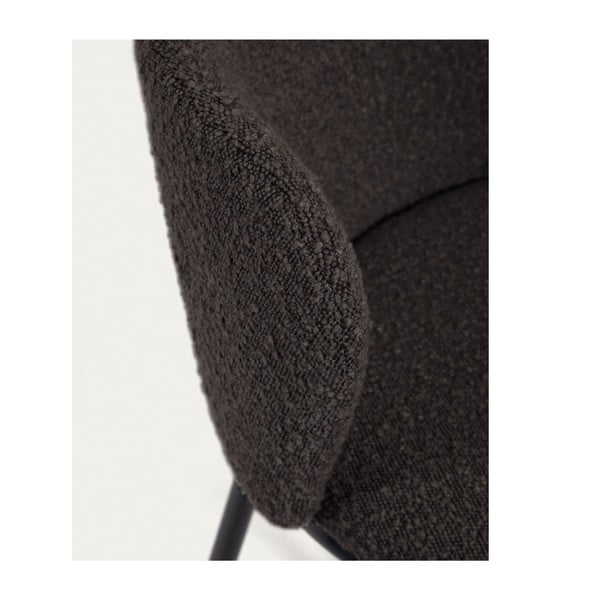 Crna barska stolica (visine sjedala 65 cm) Ciselia – Kave Home-image-4
