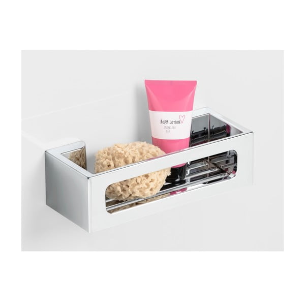 Srebrna plastična kupaonska polica Bralia - Wenko-image-1