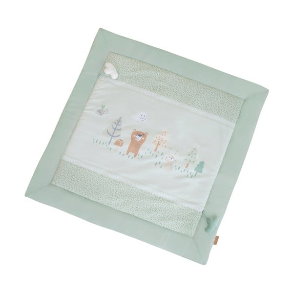 Svijetlo zelena dječja podloga za igru 100x100 cm Woodland Buddies – Roba