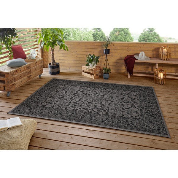Crno-ljubičasti vanjski tepih NORTHRUGS Konya, 200 x 290 cm-image-2