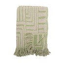 Zelena deka od mješavine pamuka 130x155 cm Velva – Bloomingville