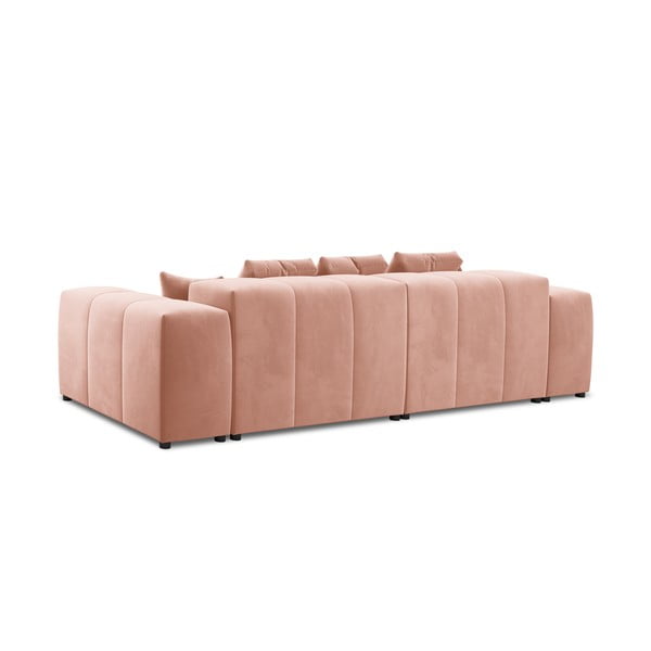 Ružičasta baršunasta sofa 320 cm Rome Velvet - Cosmopolitan Design-image-4